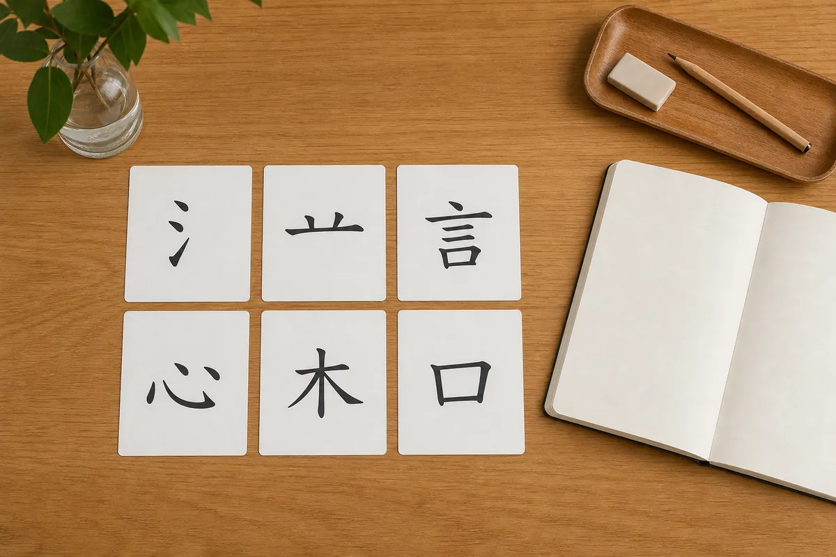 漢字の部首一覧と部首名